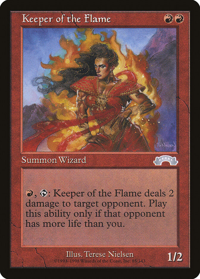 Custódio das Chamas / Keeper of the Flame - Magic: The Gathering - MoxLand