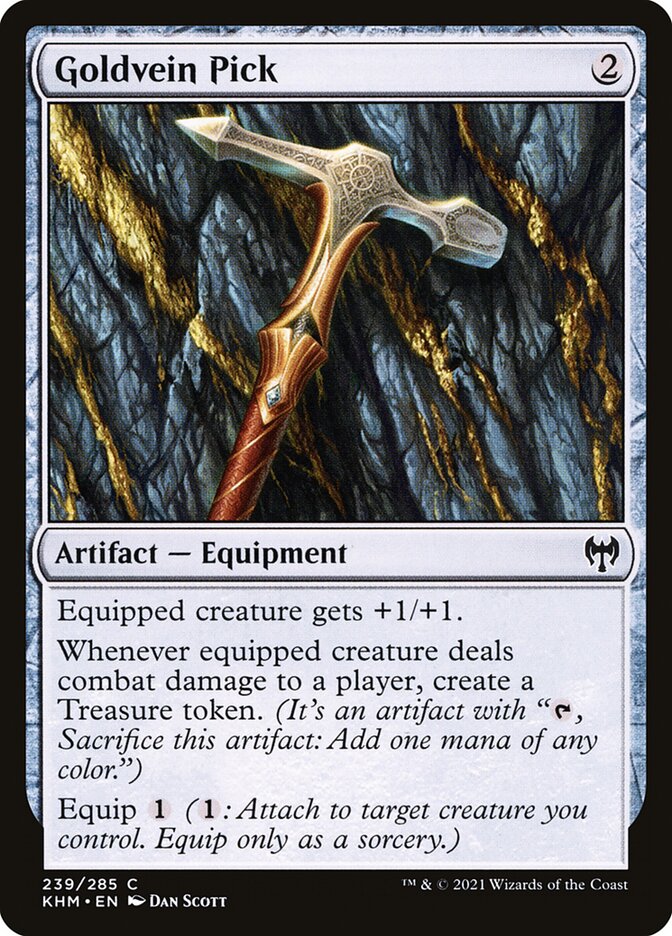 Picareta de Veio D'ouro / Goldvein Pick - Magic: The Gathering - MoxLand