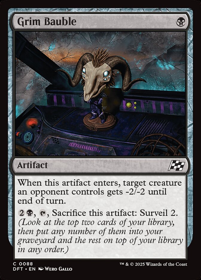 Bijuteria Sinistra / Grim Bauble - Magic: The Gathering - MoxLand