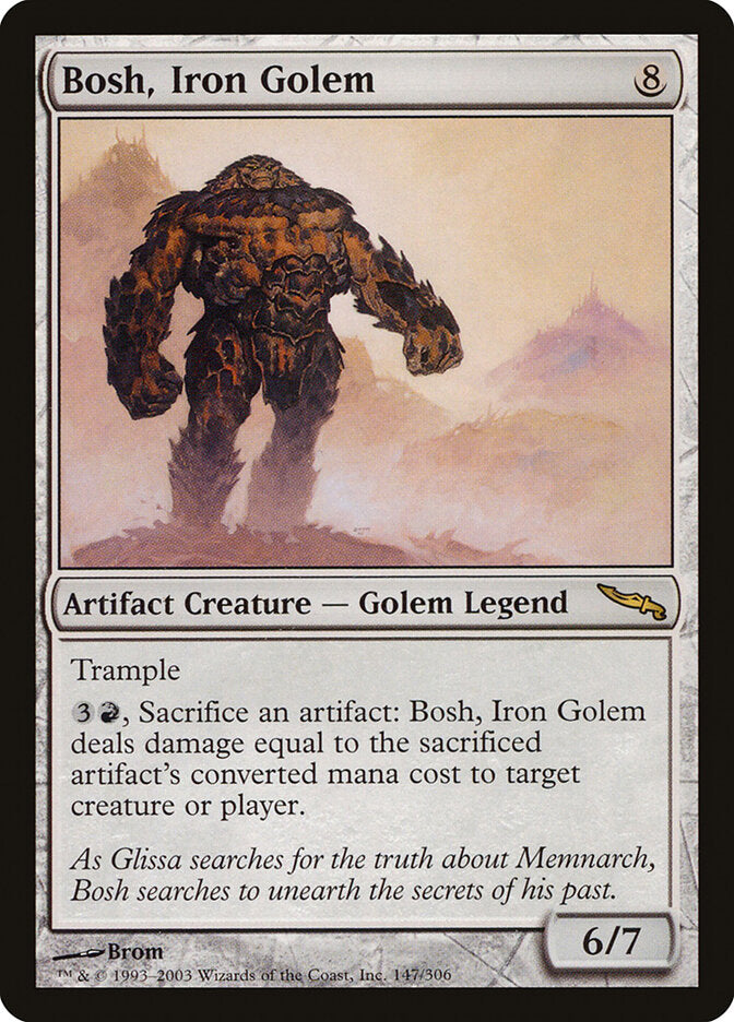 Bosh, Golem de Ferro / Bosh, Iron Golem - Magic: The Gathering - MoxLand