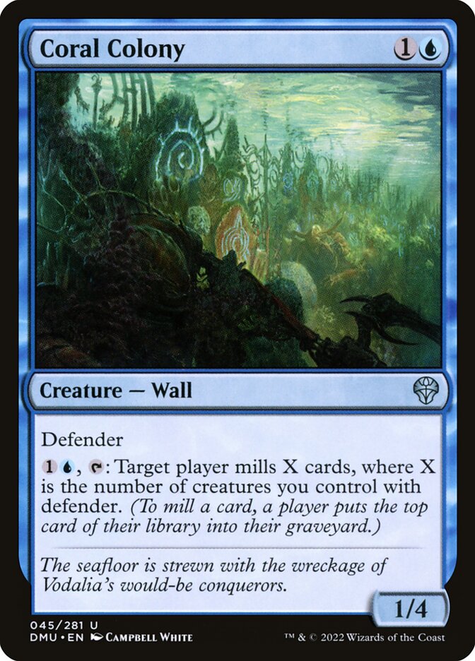 Colônia de Corais / Coral Colony - Magic: The Gathering - MoxLand