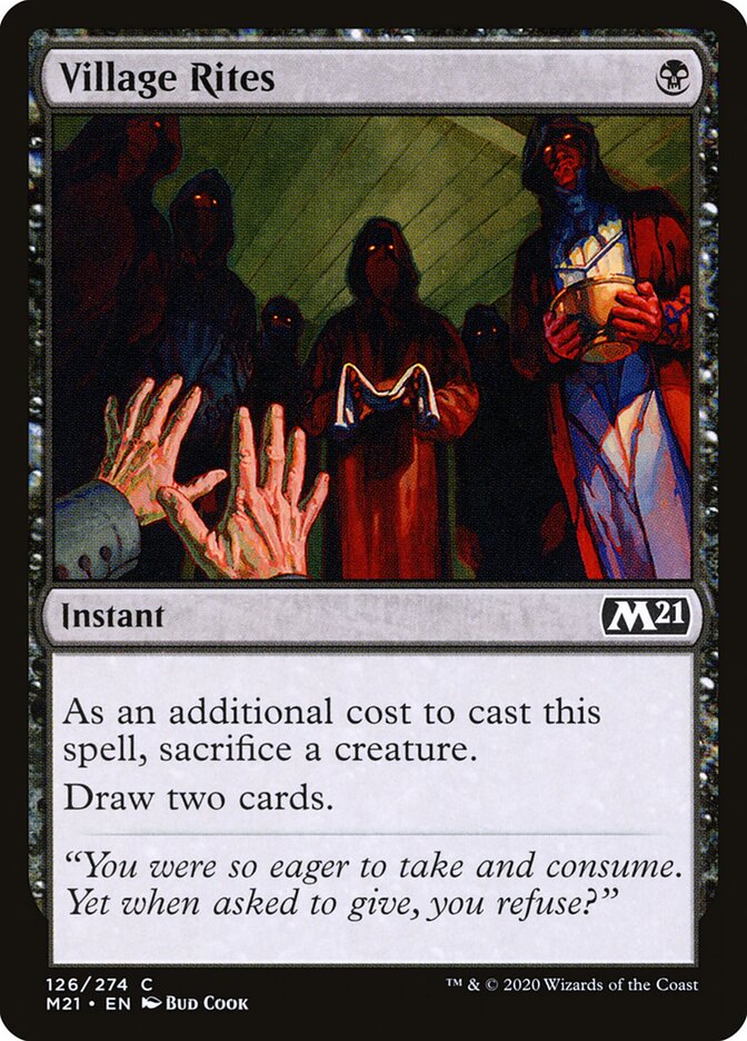 Ritos da Vila / Village Rites - Magic: The Gathering - MoxLand
