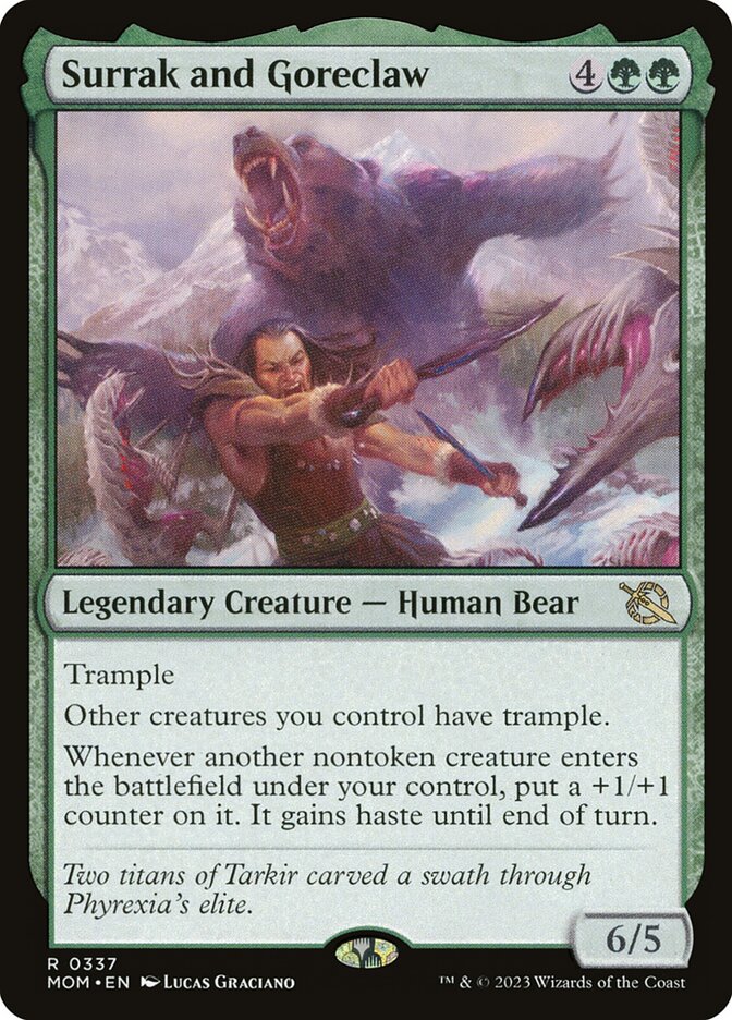 Surrak e Garra Cruenta / Surrak and Goreclaw - Magic: The Gathering - MoxLand