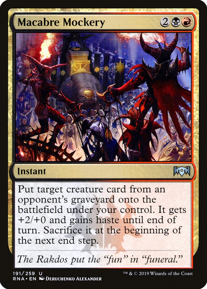 Escárnio Macabro / Macabre Mockery - Magic: The Gathering - MoxLand