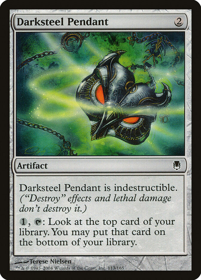 Pingente de Aço Negro / Darksteel Pendant - Magic: The Gathering - MoxLand