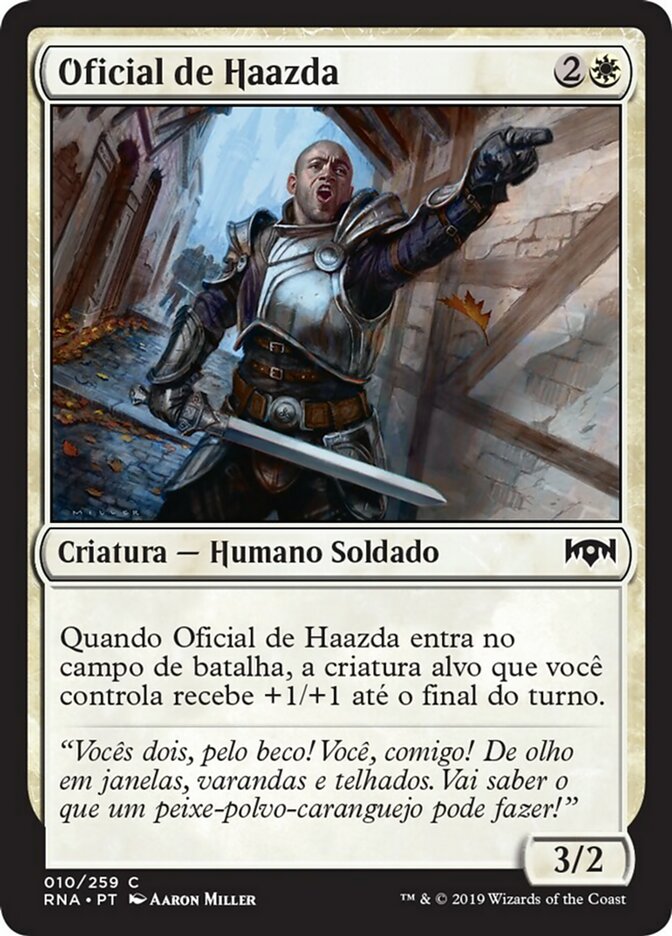 Oficial de Haazda / Haazda Officer - Magic: The Gathering - MoxLand