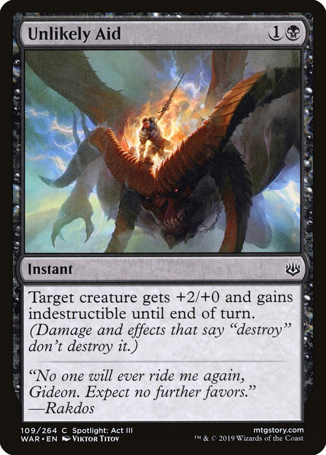 Ajuda Improvável / Unlikely Aid - Magic: The Gathering - MoxLand