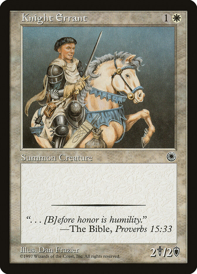 Cavaleiro Errante / Knight Errant - Magic: The Gathering - MoxLand
