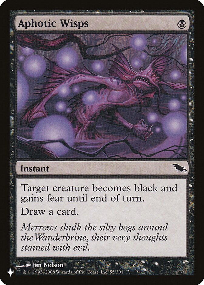 Fogos-Fátuos Afóticos / Aphotic Wisps - Magic: The Gathering - MoxLand