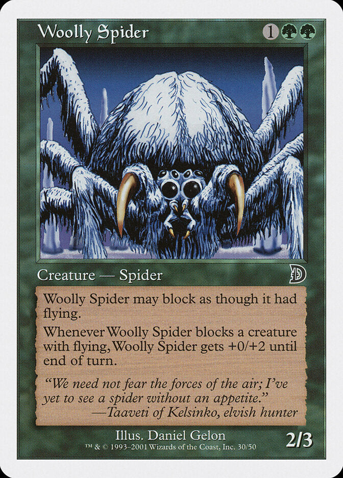 Aranha Lanosa / Woolly Spider - Magic: The Gathering - MoxLand