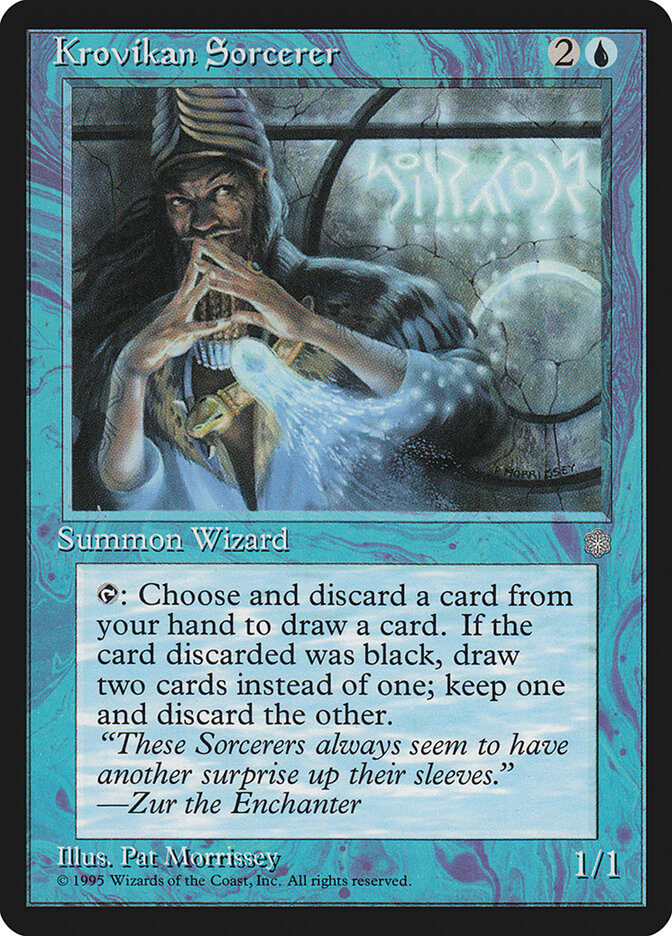 Feiticeiro Krovikano / Krovikan Sorcerer - Magic: The Gathering - MoxLand