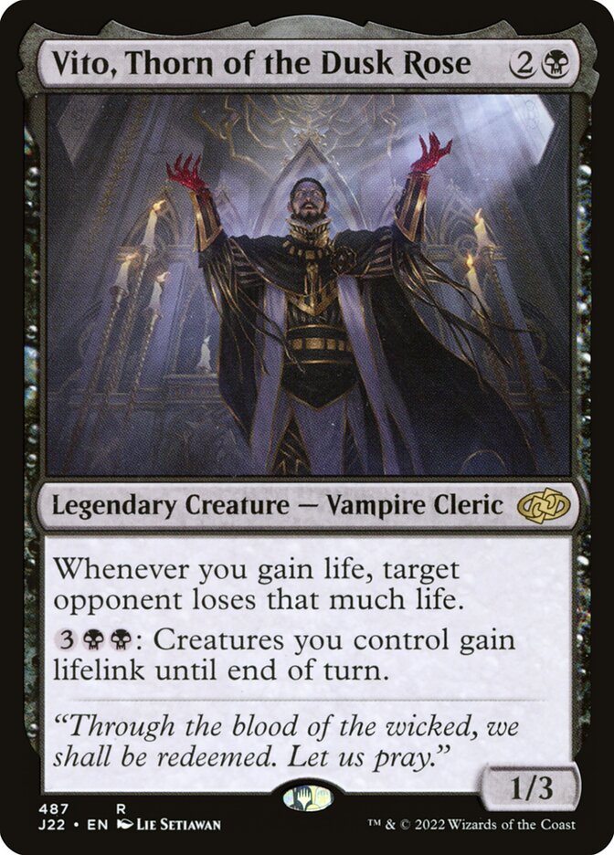 Vito, Espinho da Rosa do Ocaso / Vito, Thorn of the Dusk Rose - Magic: The Gathering - MoxLand