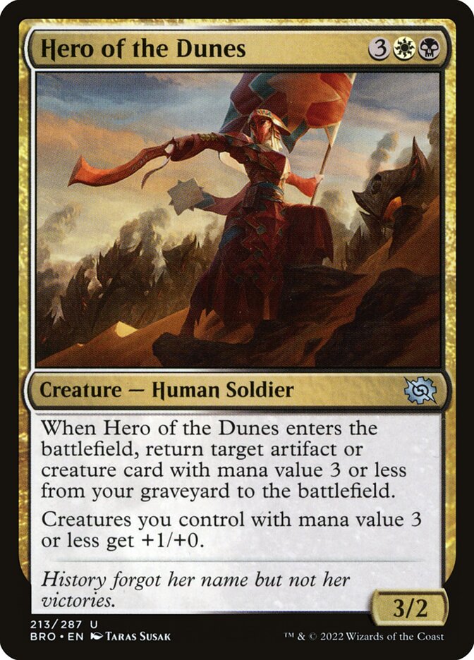 Heroína das Dunas / Hero of the Dunes - Magic: The Gathering - MoxLand