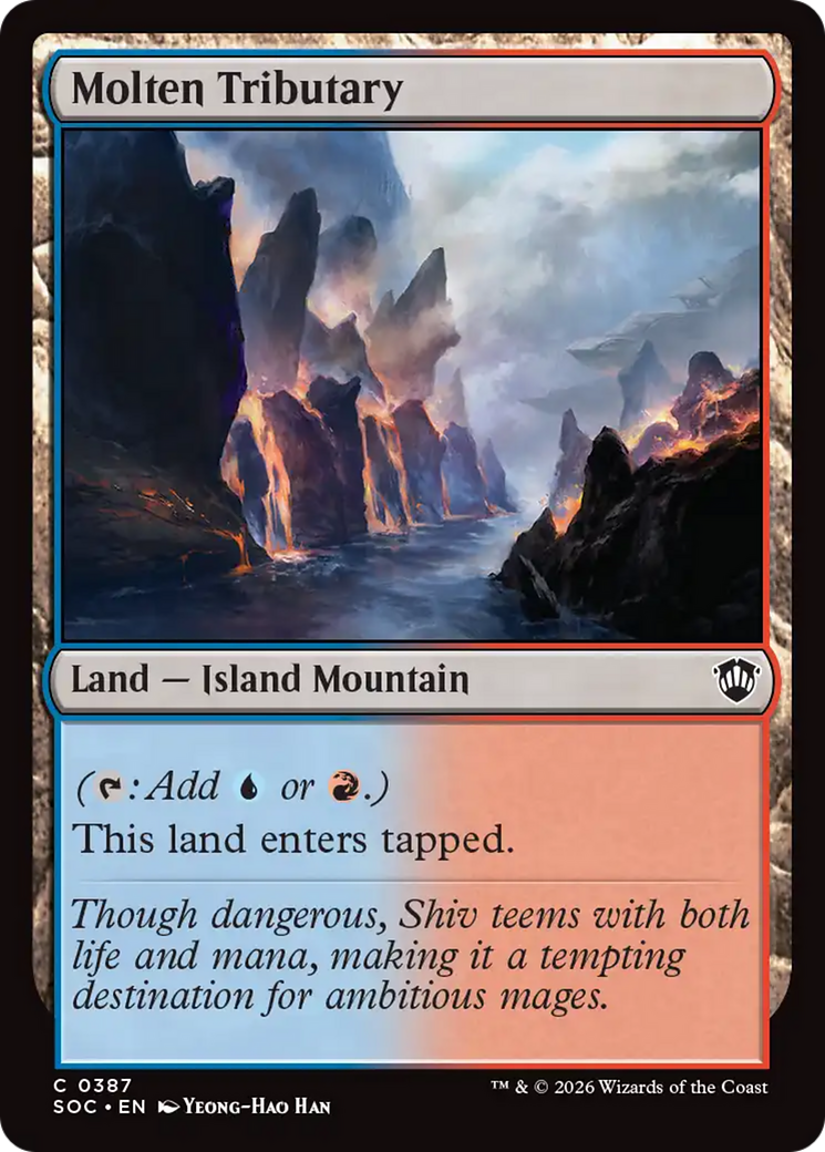 Afluente Derretido / Molten Tributary - Magic: The Gathering - MoxLand