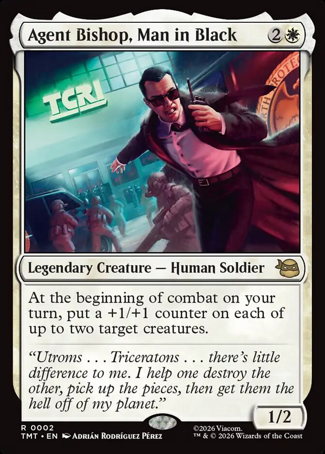 Agent Bishop, Man in Black - Magic: The Gathering - MoxLand