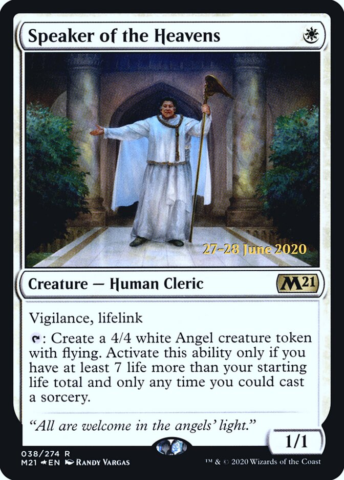 Porta-voz dos Céus / Speaker of the Heavens - Magic: The Gathering - MoxLand