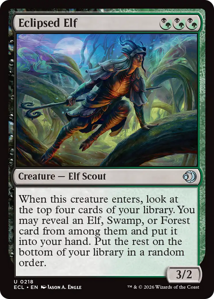 Elfo Eclipsado / Eclipsed Elf - Magic: The Gathering - MoxLand
