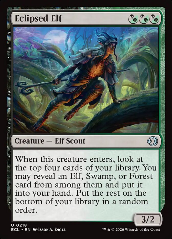 Elfo Eclipsado / Eclipsed Elf - Magic: The Gathering - MoxLand