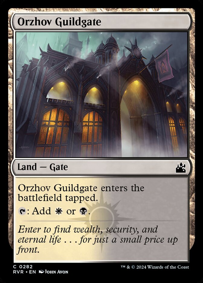 Portão da Guilda Orzhov / Orzhov Guildgate - Magic: The Gathering - MoxLand
