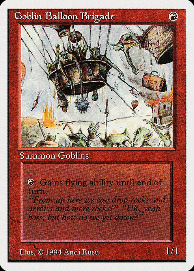 Brigada Baloeira Goblin / Goblin Balloon Brigade - Magic: The Gathering - MoxLand
