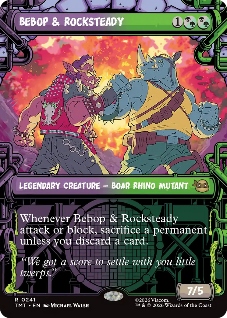 Bebop & Rocksteady - Magic: The Gathering - MoxLand