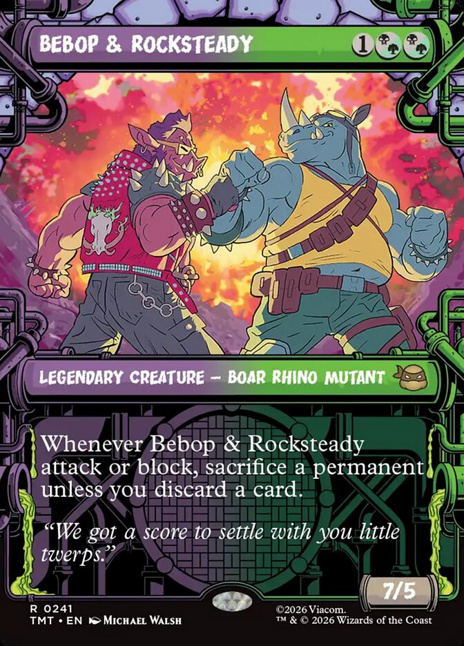 Bebop & Rocksteady - Magic: The Gathering - MoxLand