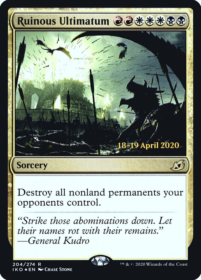 Ultimato Ruinoso / Ruinous Ultimatum - Magic: The Gathering - MoxLand