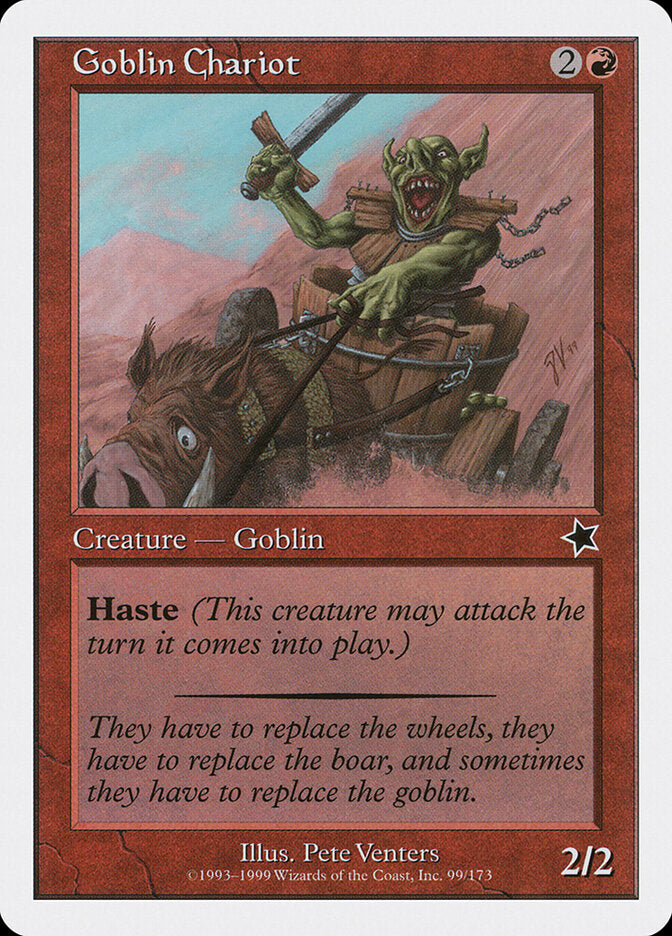 Carruagem Goblin / Goblin Chariot - Magic: The Gathering - MoxLand