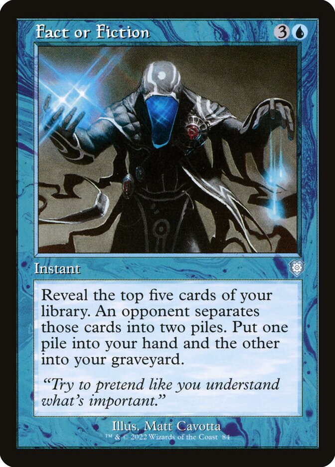Fato ou Ficção / Fact or Fiction - Magic: The Gathering - MoxLand