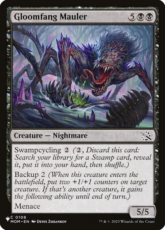 Esmagador dos Dentes Macabros / Gloomfang Mauler - Magic: The Gathering - MoxLand