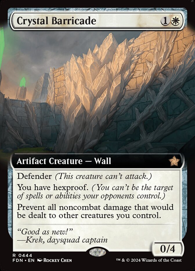 Barricada de Cristal / Crystal Barricade - Magic: The Gathering - MoxLand