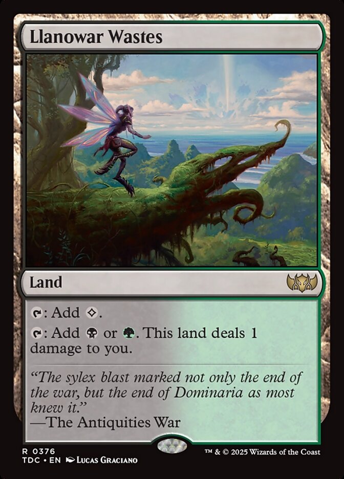 Regiões Agrestes de Llanowar / Llanowar Wastes - Magic: The Gathering - MoxLand