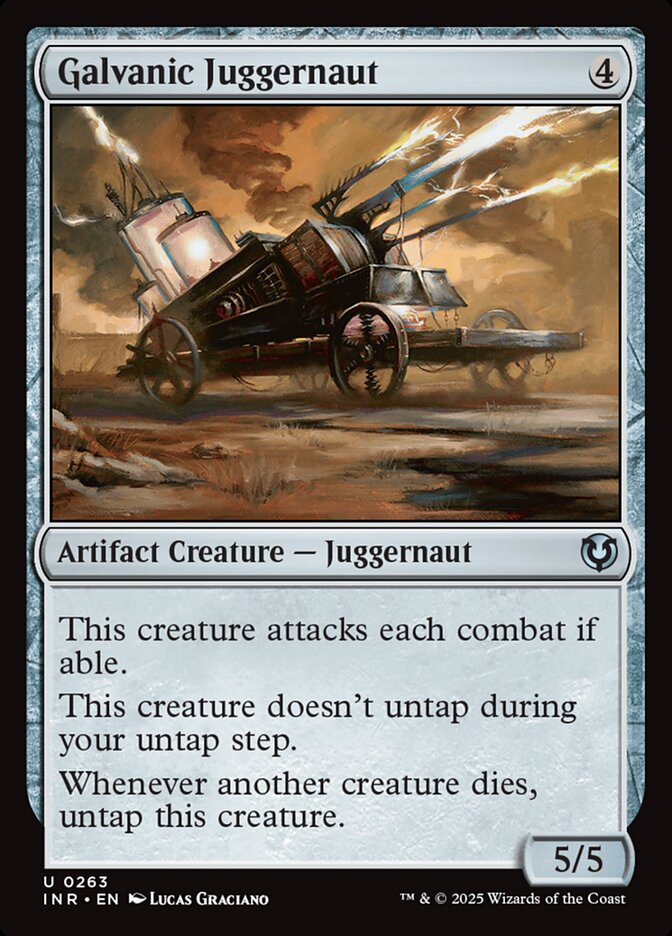 Juggernaut Galvânico / Galvanic Juggernaut - Magic: The Gathering - MoxLand