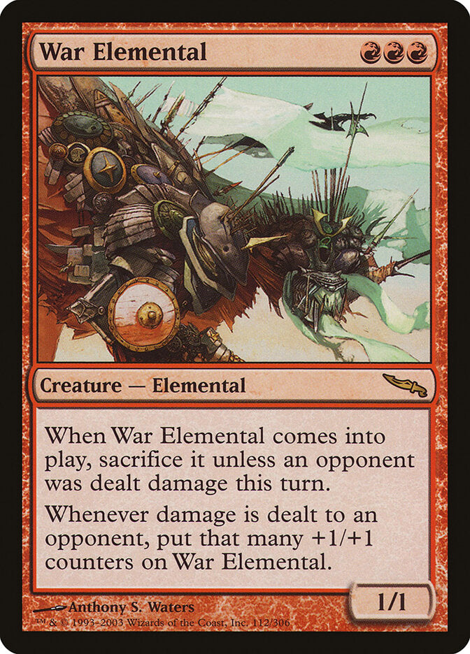 Elemental da Guerra / War Elemental - Magic: The Gathering - MoxLand