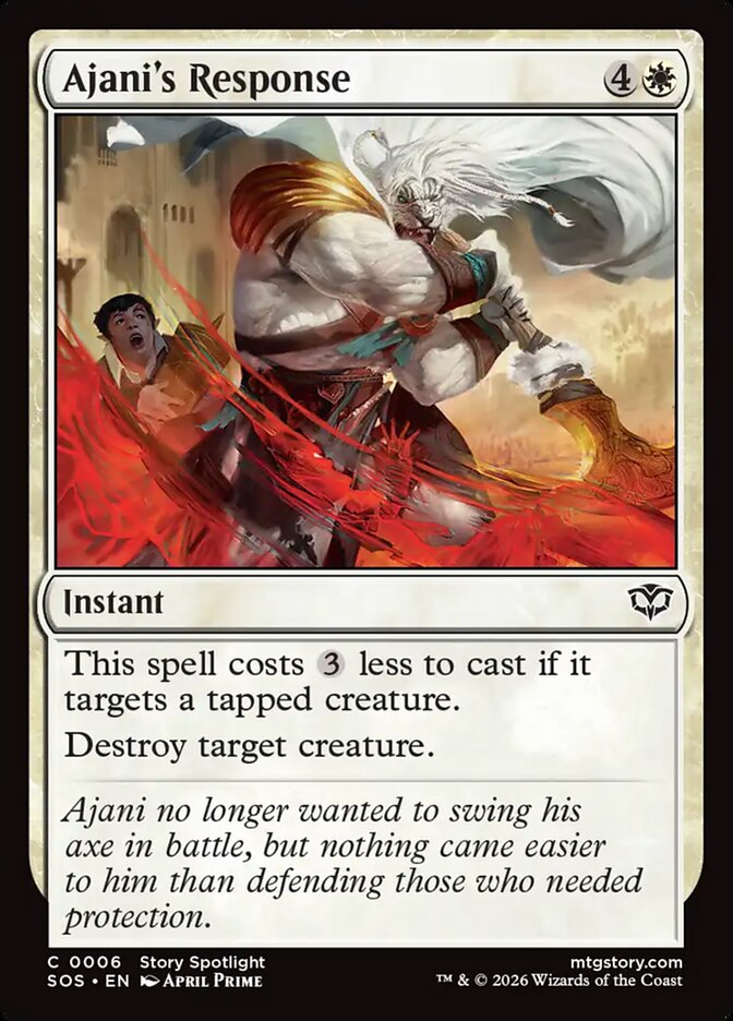 Ajani's Response - Magic: The Gathering - MoxLand
