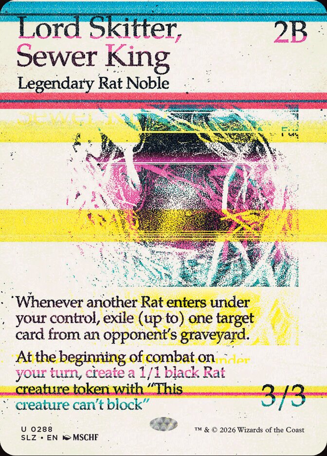 Lorde Esgueiro, Rei do Esgoto / Lord Skitter, Sewer King - Magic: The Gathering - MoxLand