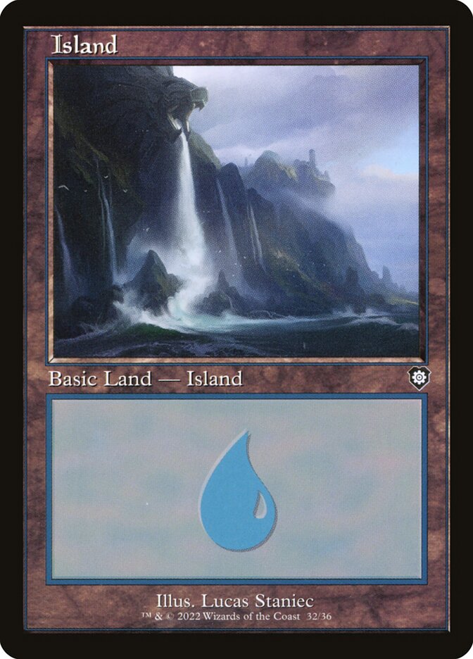 Ilha / Island - Magic: The Gathering - MoxLand