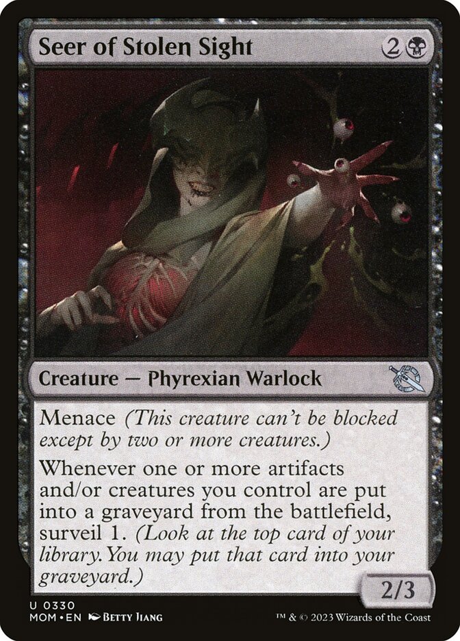 Vidente da Visão Roubada / Seer of Stolen Sight - Magic: The Gathering - MoxLand