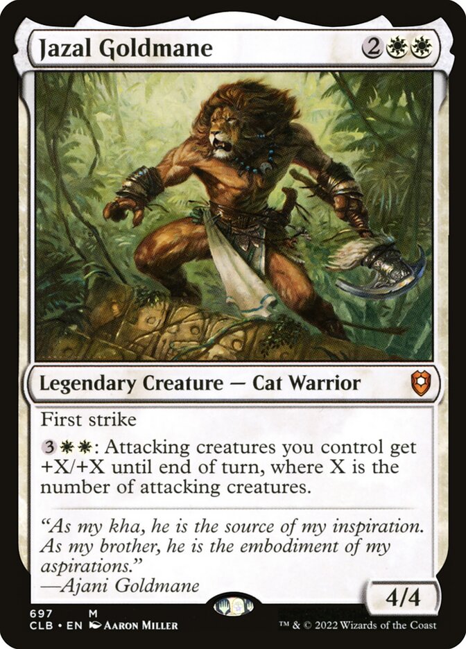 Jazal Juba D'ouro / Jazal Goldmane - Magic: The Gathering - MoxLand