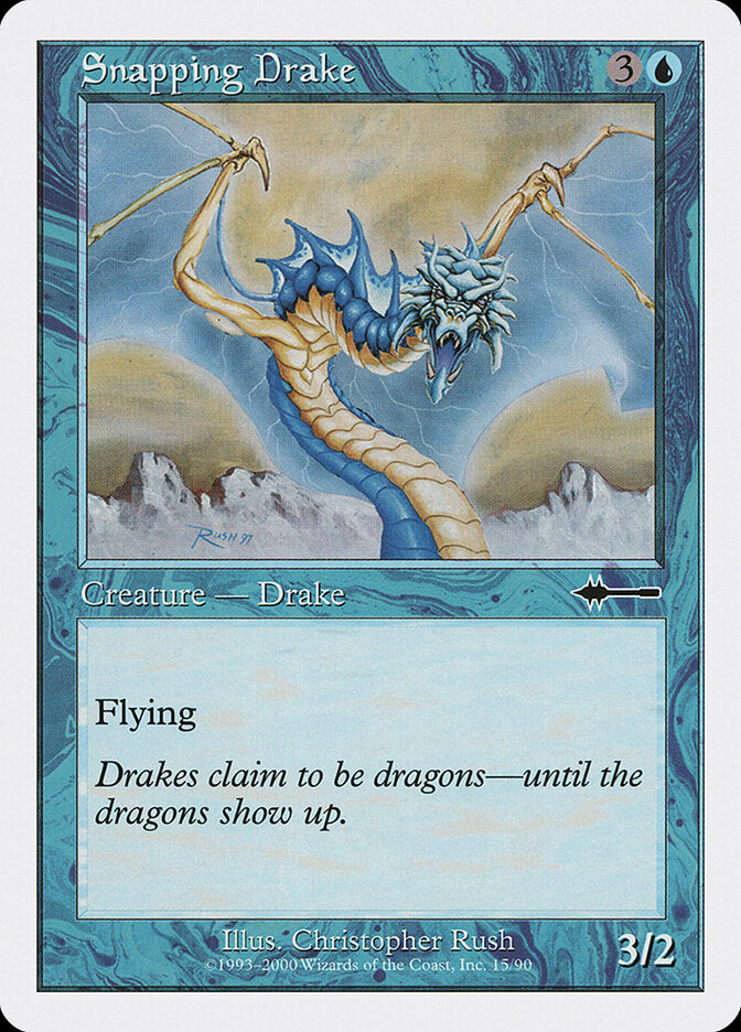 Dragonete Trinchador / Snapping Drake - Magic: The Gathering - MoxLand