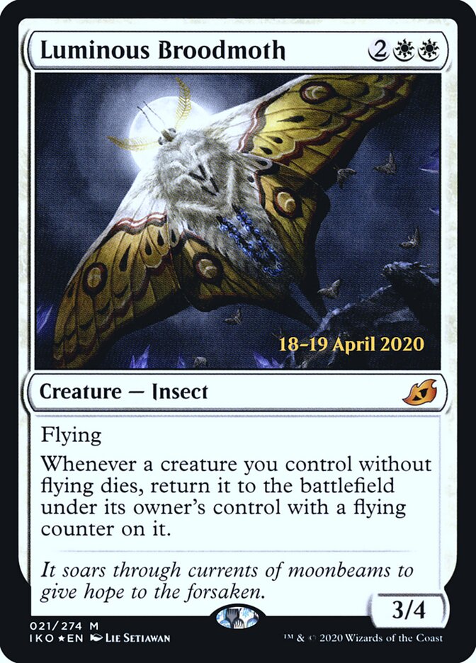 Mariposa-parideira Luminosa / Luminous Broodmoth - Magic: The Gathering - MoxLand