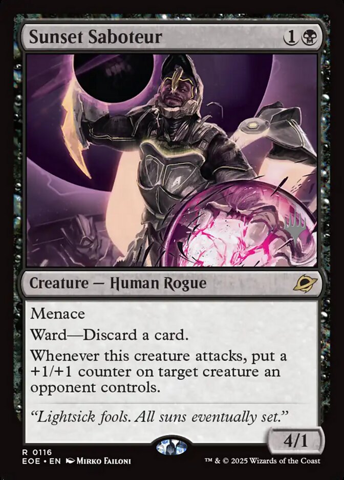 Sunset Saboteur - Magic: The Gathering - MoxLand