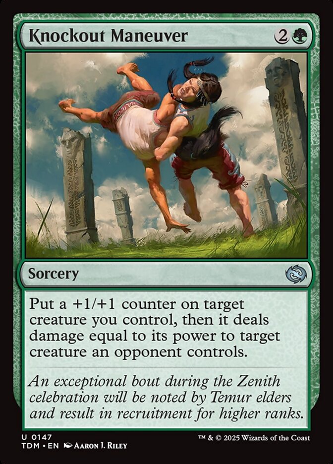 Manobra Nocauteadora / Knockout Maneuver - Magic: The Gathering - MoxLand