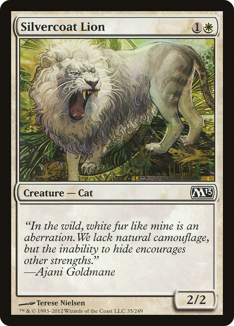 Leão Pele-de-Prata / Silvercoat Lion - Magic: The Gathering - MoxLand