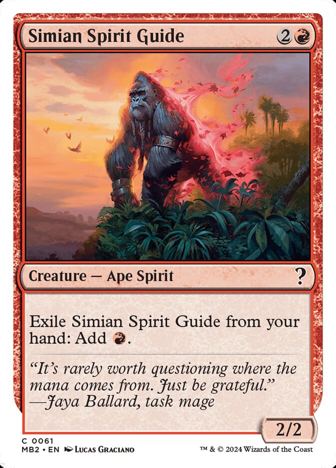 Espírito-Guia Símio / Simian Spirit Guide - Magic: The Gathering - MoxLand