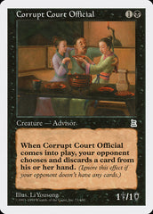 Magistrado Corrupto / Corrupt Court Official - Magic: The Gathering - MoxLand