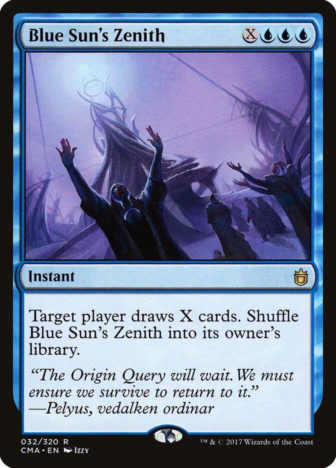Zênite do Sol Azul / Blue Sun's Zenith - Magic: The Gathering - MoxLand