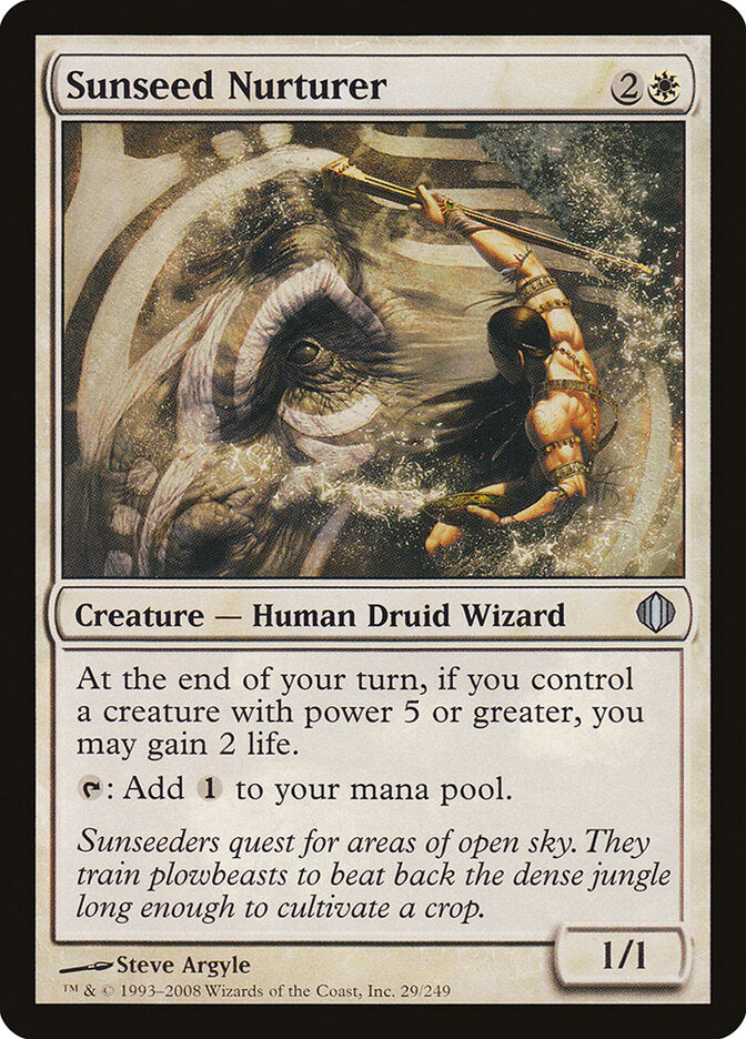 Nutridor de Heliósporo / Sunseed Nurturer - Magic: The Gathering - MoxLand