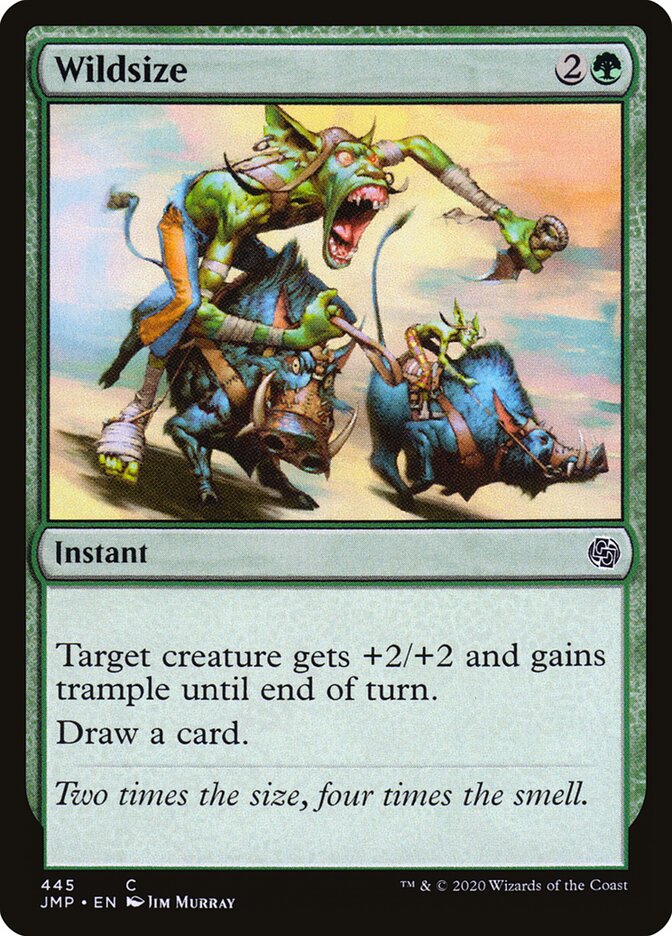 Crescimento Asqueroso / Wildsize - Magic: The Gathering - MoxLand