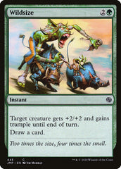 Crescimento Asqueroso / Wildsize - Magic: The Gathering - MoxLand